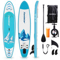 10' Inflatable Stand Up Paddle Board with 3 Fins H14350