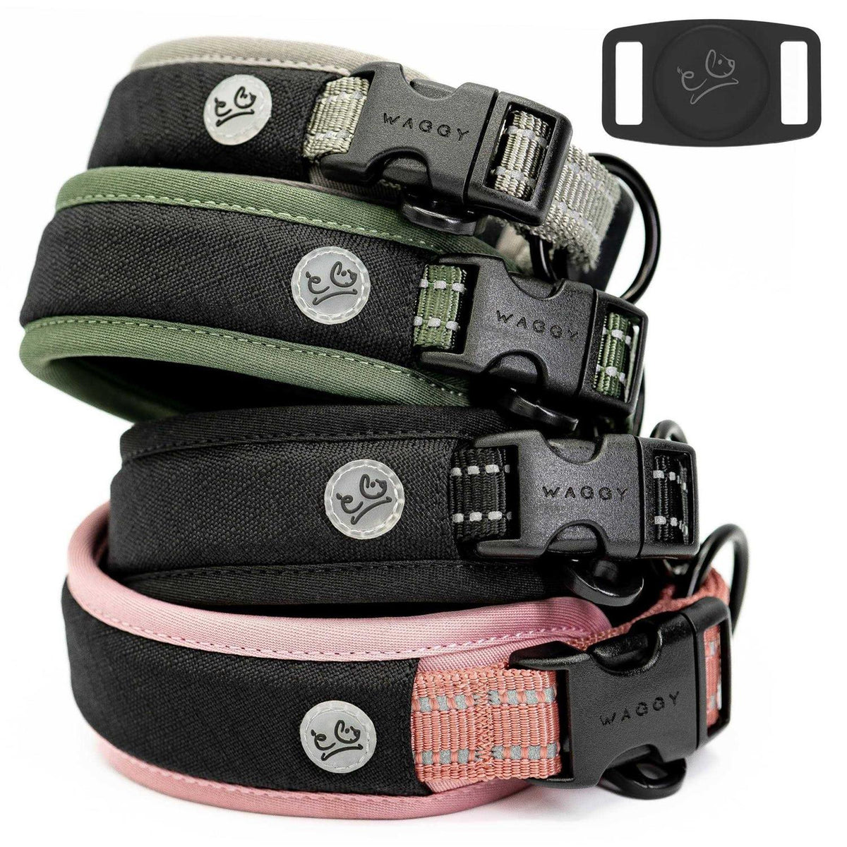 Adjustable Heavy Duty Reflective Padded Dog Collar F5506