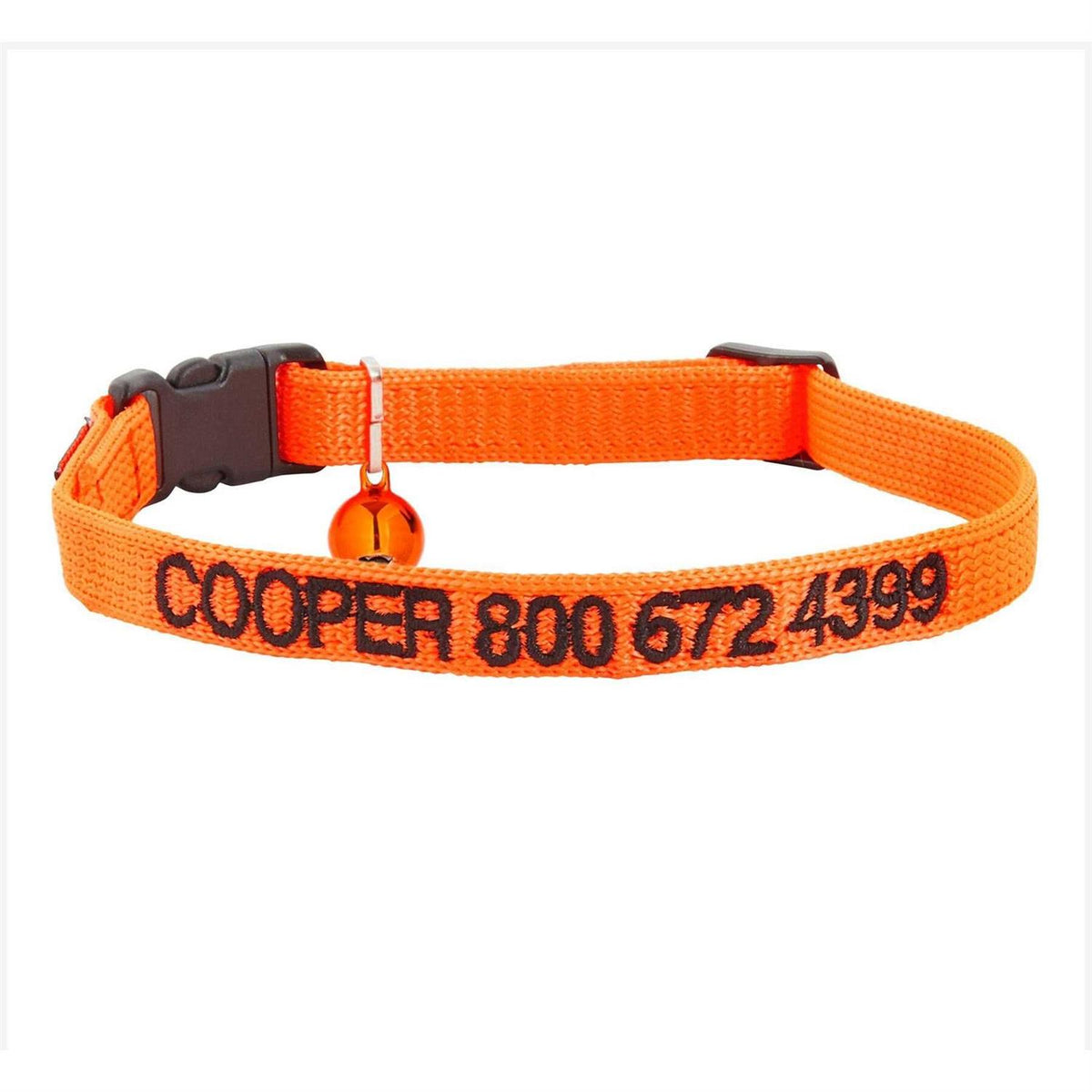 Nylon Personalized Breakaway Cat Collar with Bell H39985