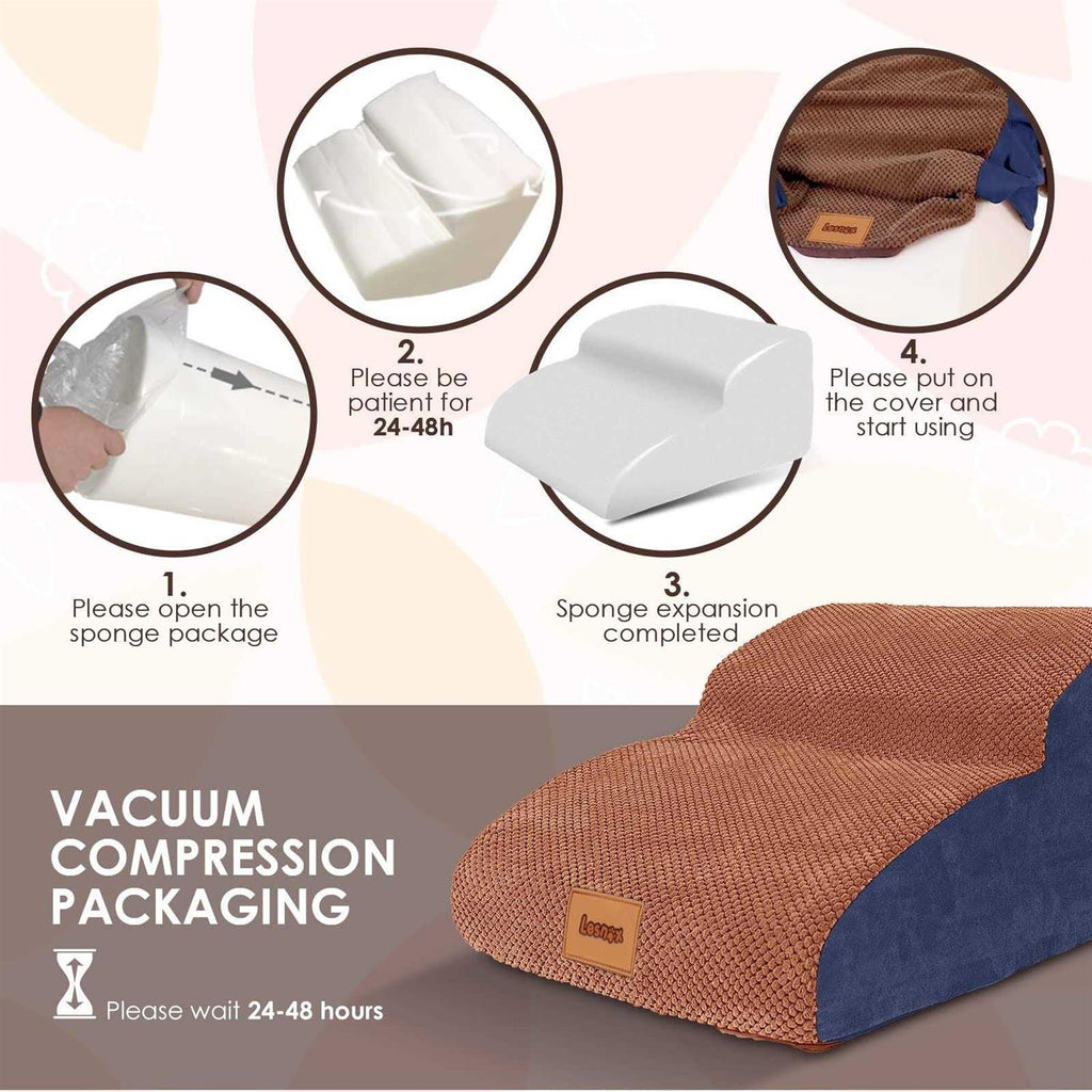 2-Step 30D Foam Pet Stairs with Waterproof Cover L46085