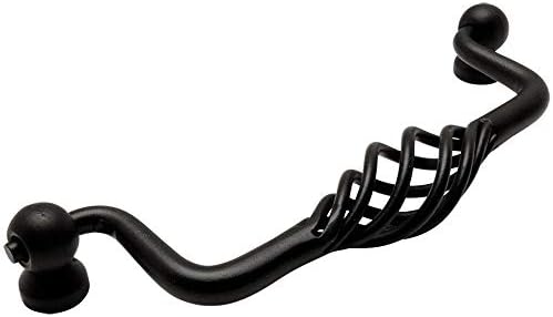 10 Pack Flat Black Cabinet Hardware Handle Pull 128mm N862