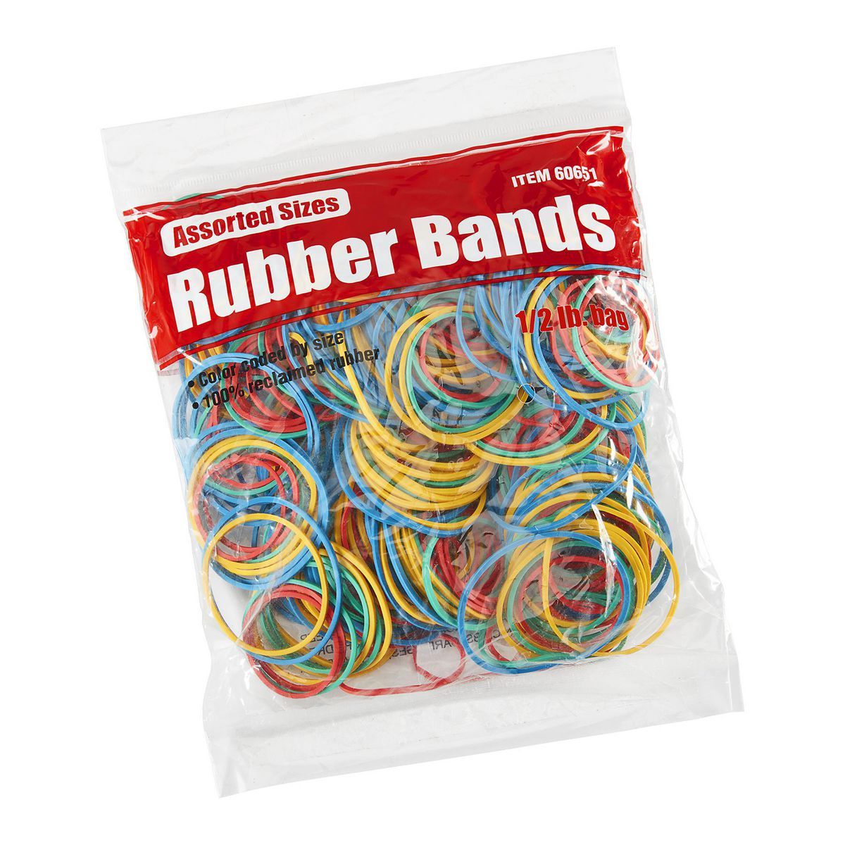 1/2 Lb. Rubber Bands E935