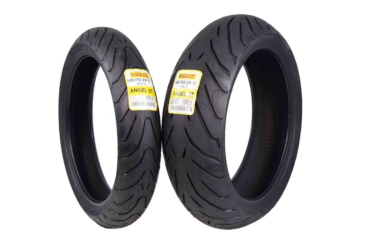 120/70ZR17 & 180/55ZR17 Sport Touring Motorcycle Tires Two Pack X85449
