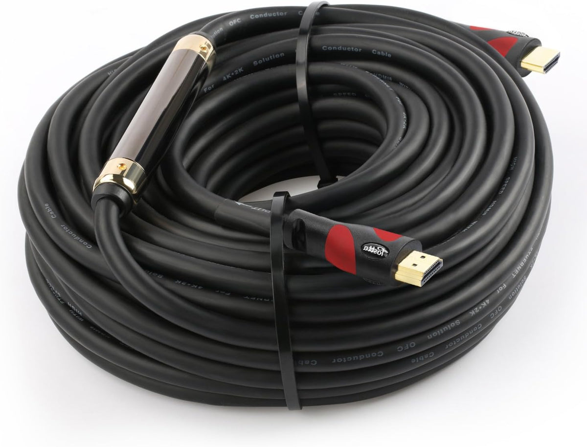 100 Feet Red HDMI Cable T5256