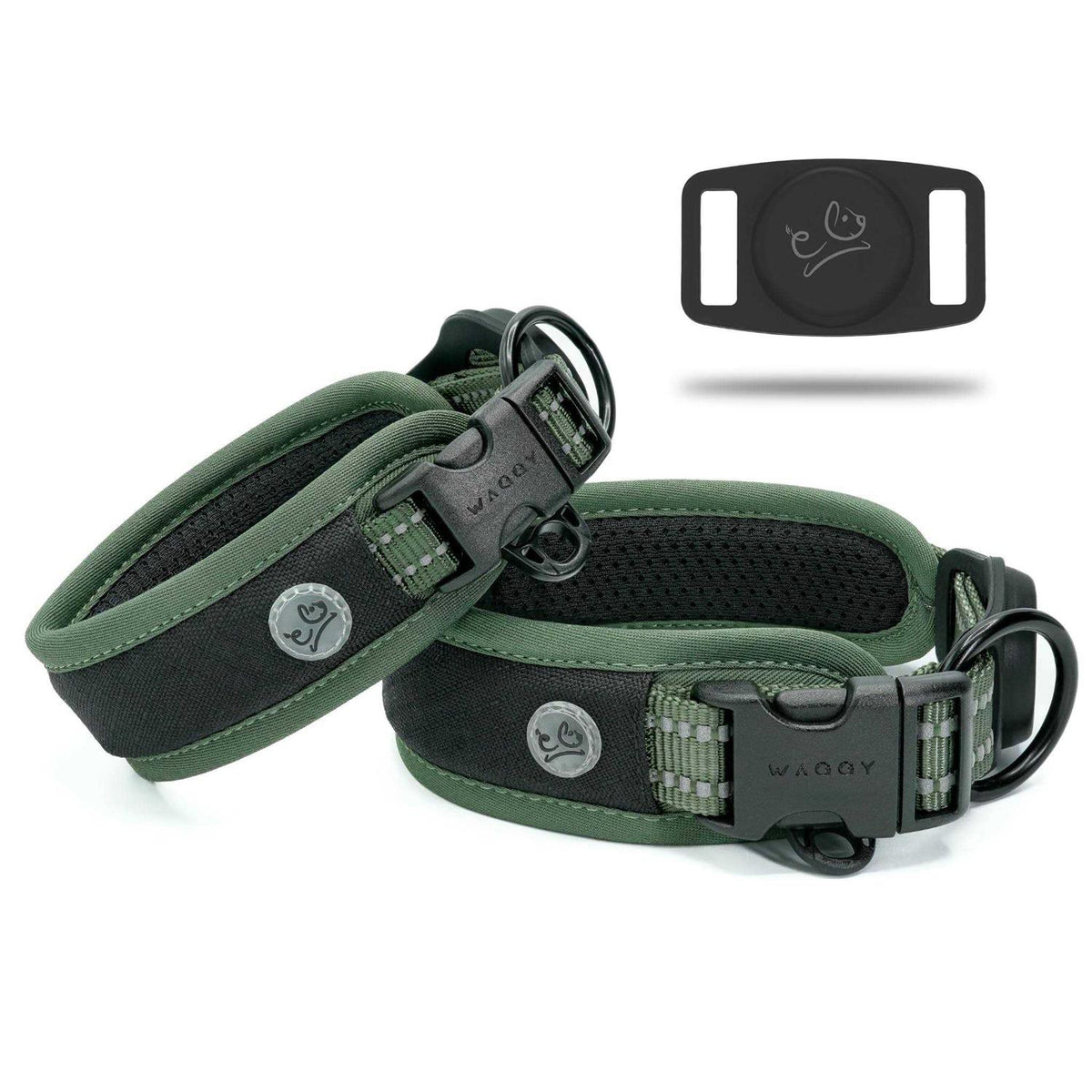 Adjustable Heavy Duty Reflective Padded Dog Collar F5506
