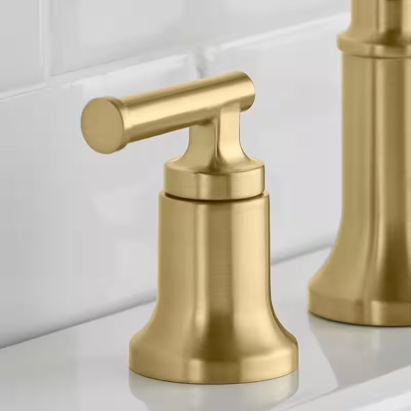 8 in. Widespread Double-Handle High-Arc Bathroom Faucet Matte Gold J144