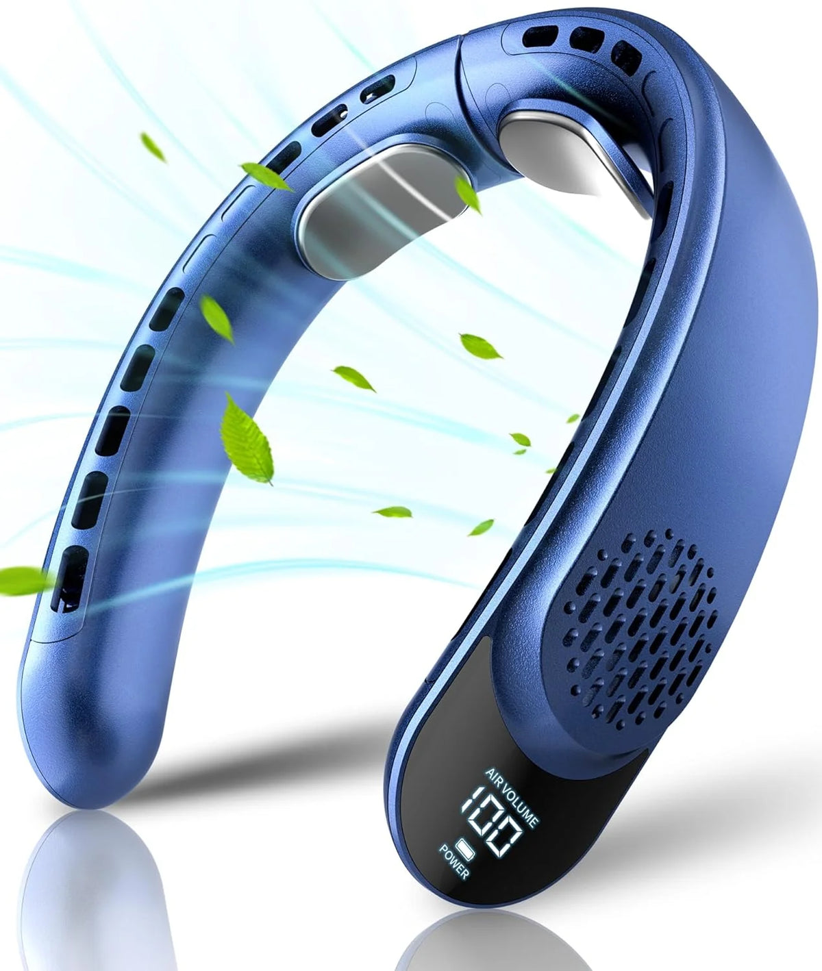 Portable Neck Fan 5200mAh Bladeless Blue H8401