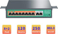 10 Port PoE Ethernet Switch with 8 Port PoE 100Mbps X878