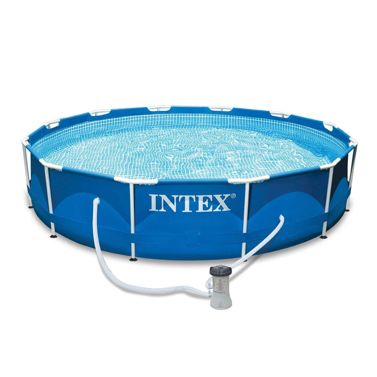 12 x 30 Metal Frame Set Swimming Pool with Filter Pump Q2194