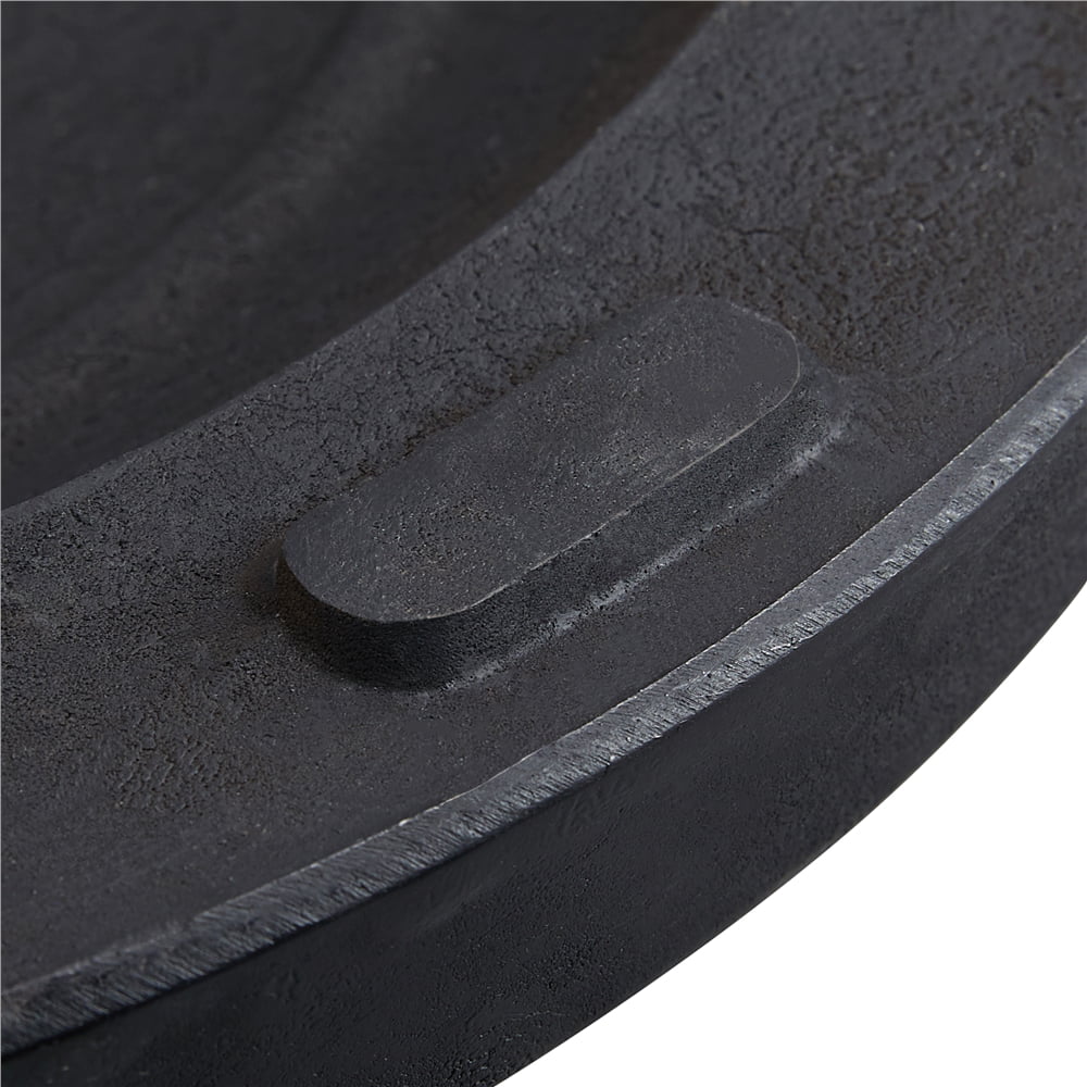 Black Round Resin and Iron Umbrella Base G8059