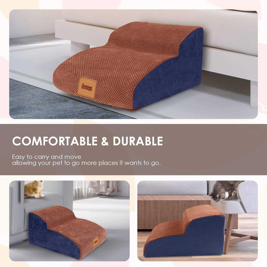 2-Step 30D Foam Pet Stairs with Waterproof Cover L46085