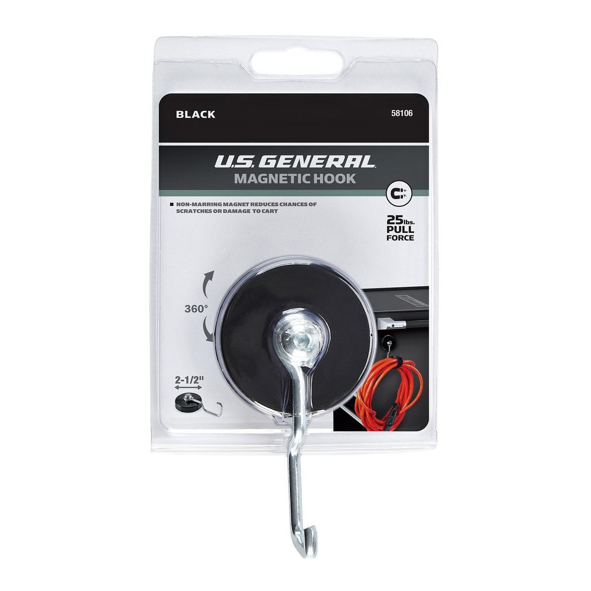 Magnetic Hook, Black N185870
