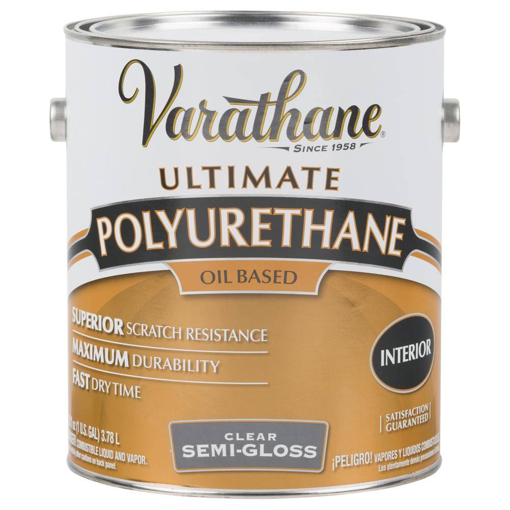 1 Gallon Oil Based Clear Semi Gloss Polyurethane Q51551