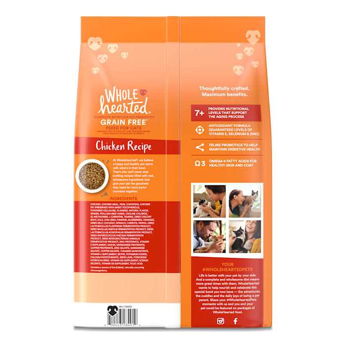 Grain Free Senior Chicken Recipe Dry Cat Food X3841