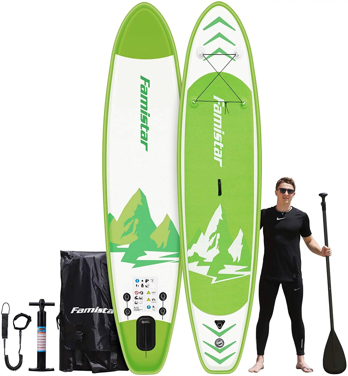 10' Inflatable Stand Up Paddle Board with 3 Fins H14350