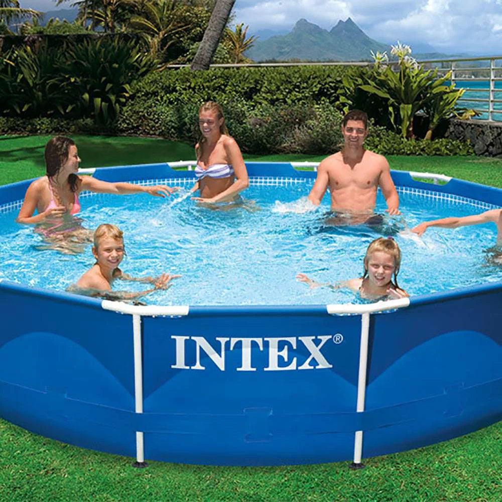 12 x 30 Metal Frame Set Swimming Pool with Filter Pump Q2194