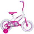 12 in. White Kids Bike B8809