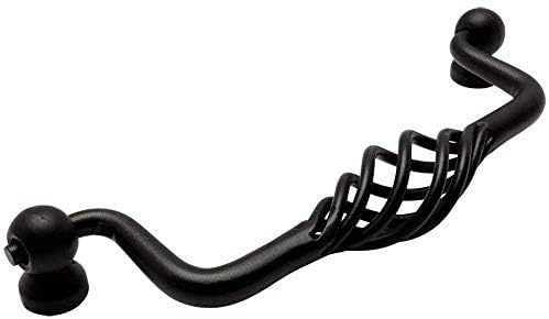 10 Pack Flat Black Cabinet Hardware Handle Pull 128mm N862