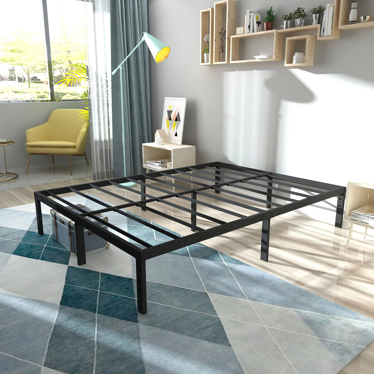 14'' Heavy Duty Full Metal Platform Bed Frame P542900