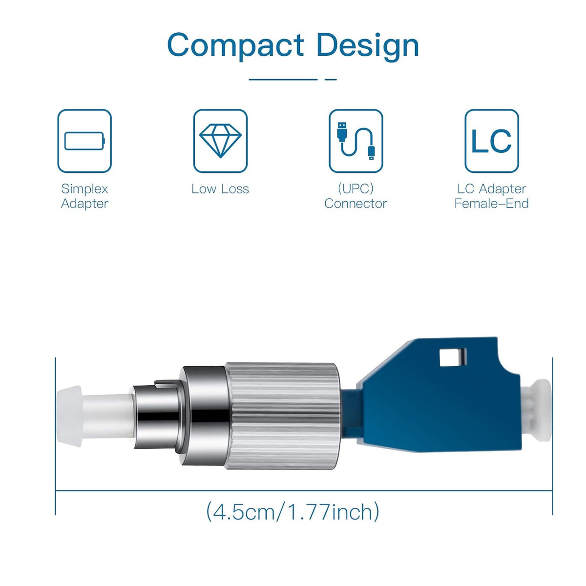 10PC FC Male to LC Female and SC Male to LC Female Fiber Adapter M859