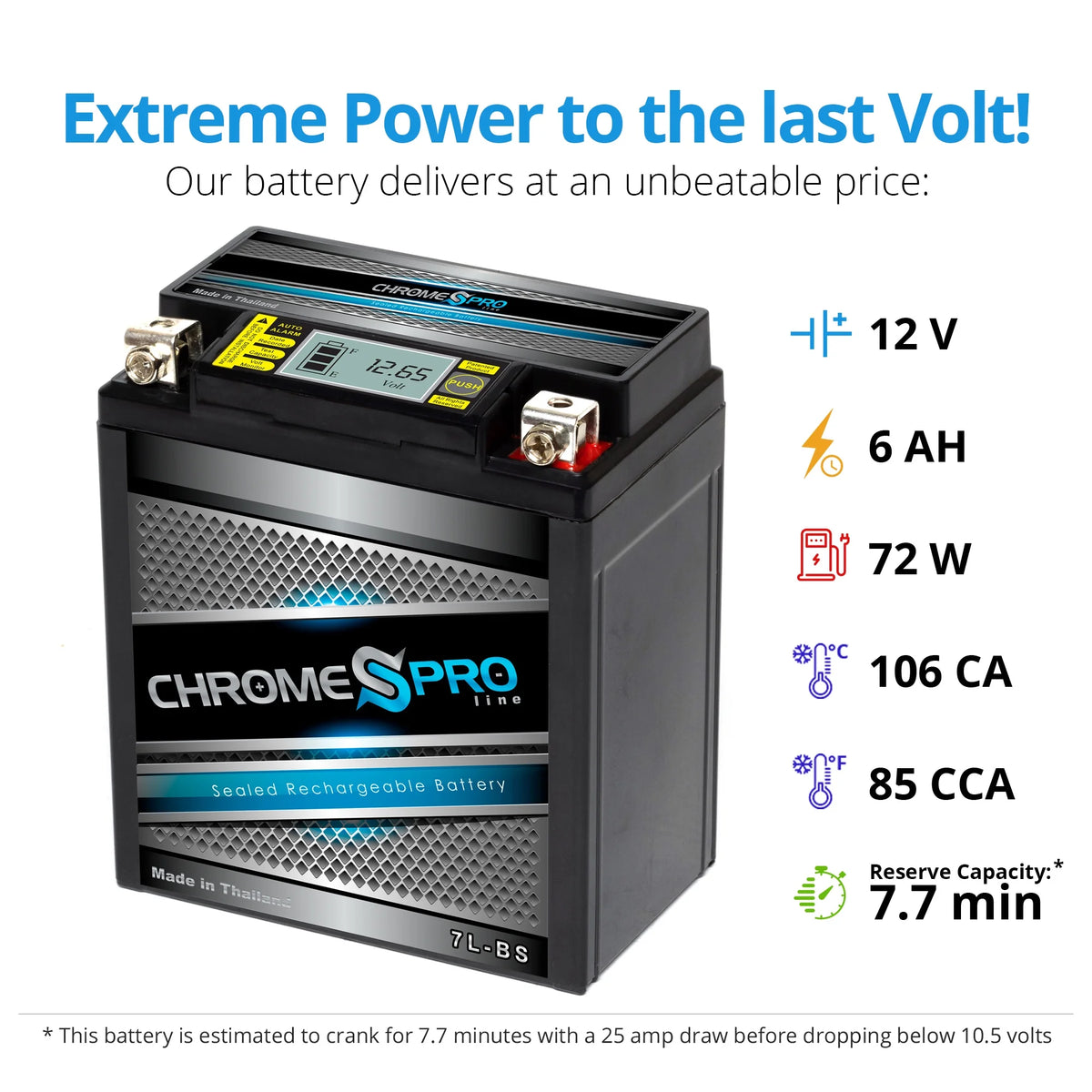 Maintenance Free Sealed Motorcycle Battery O2485