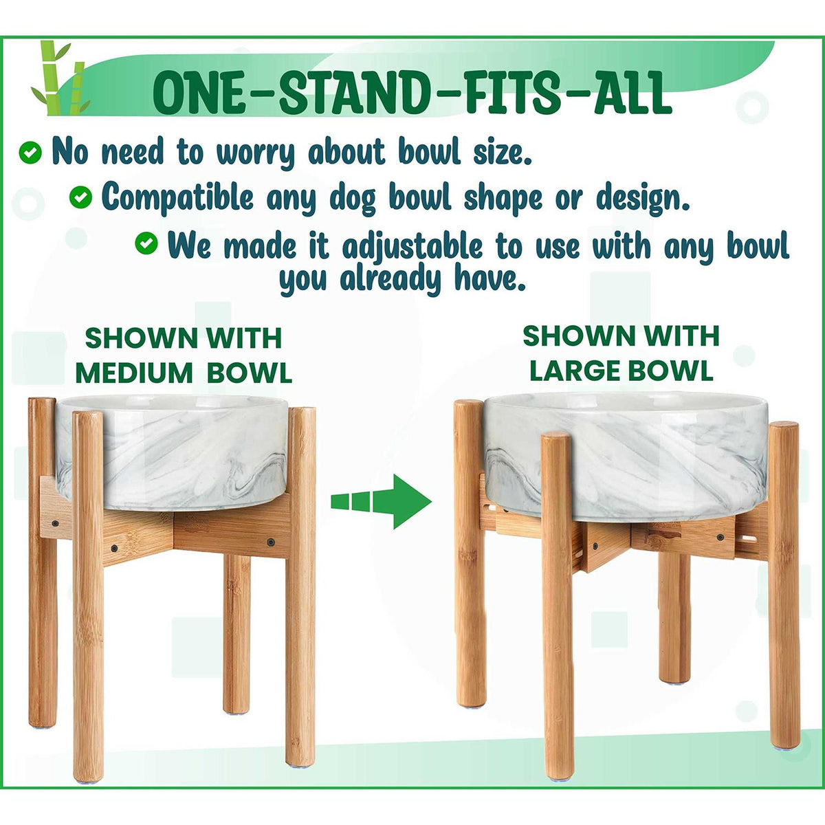 Adjustable Dog Bowl Stand L781