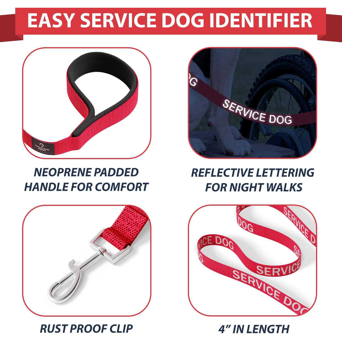 Service Dog Vest and Leash Set F43395