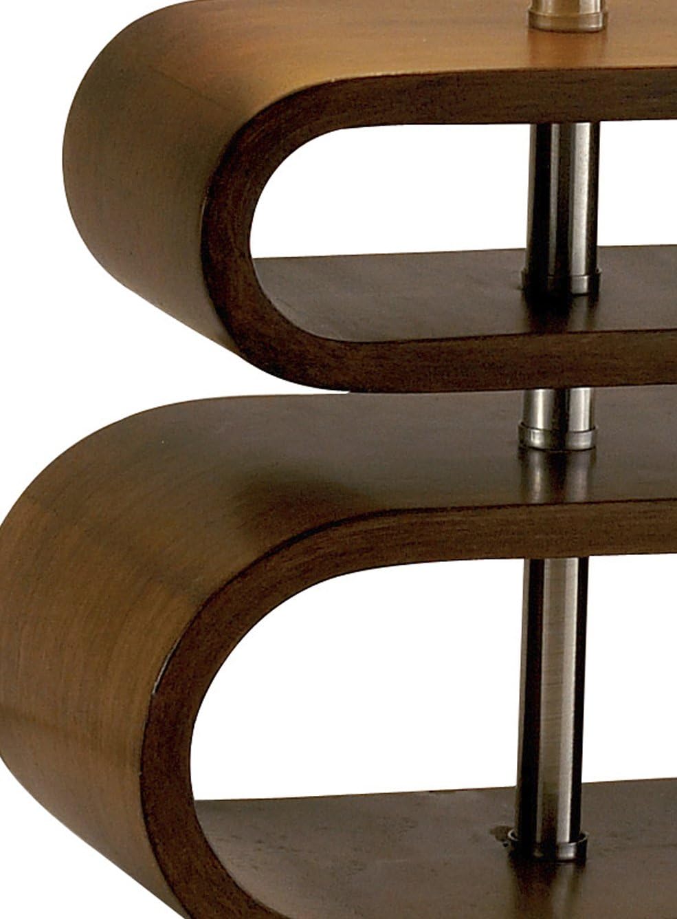 19.5 in Walnut Table Lamp X1646