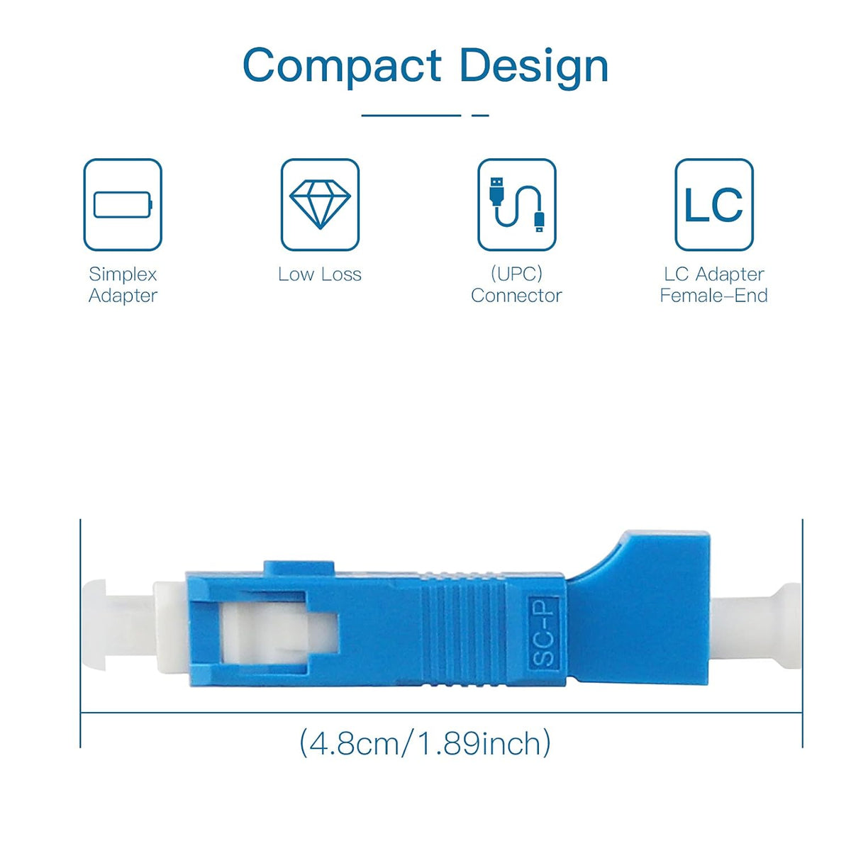 10PC FC Male to LC Female and SC Male to LC Female Fiber Adapter M859