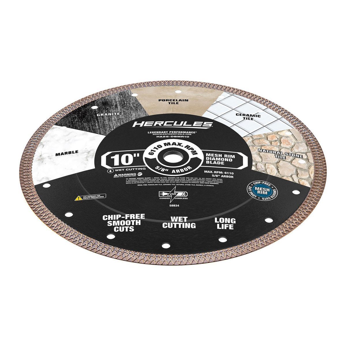 10 in. Continuous Rim Diamond Blade J992130