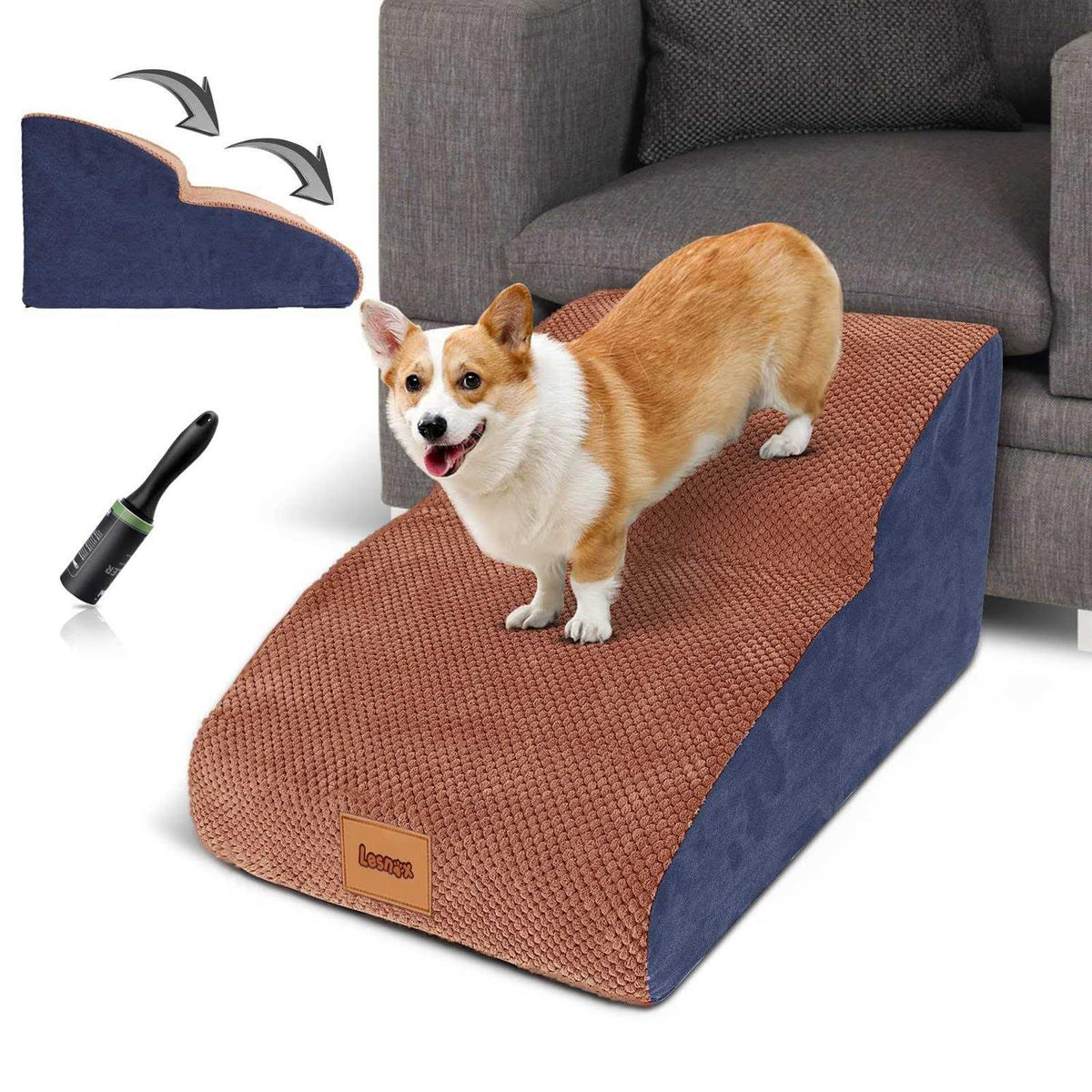 2-Step 30D Foam Pet Stairs with Waterproof Cover L46085