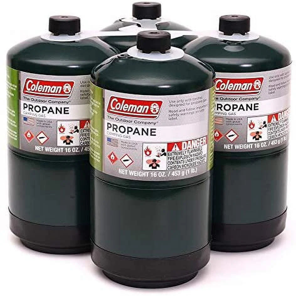 16 oz Propane Camping Cylinder 4-Pack P84541