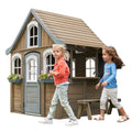 Wooden Outdoor Playhouse with Kitchen W129