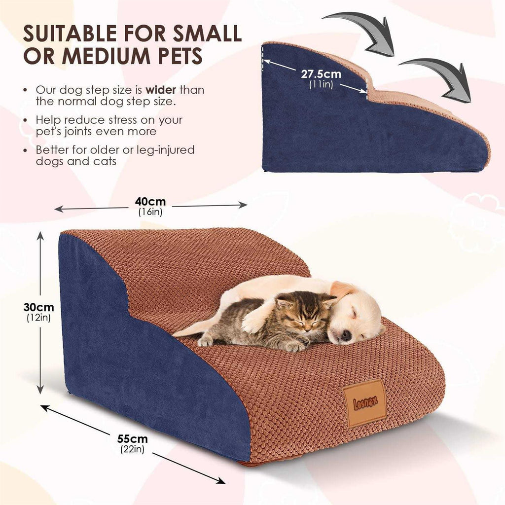 2-Step 30D Foam Pet Stairs with Waterproof Cover L46085