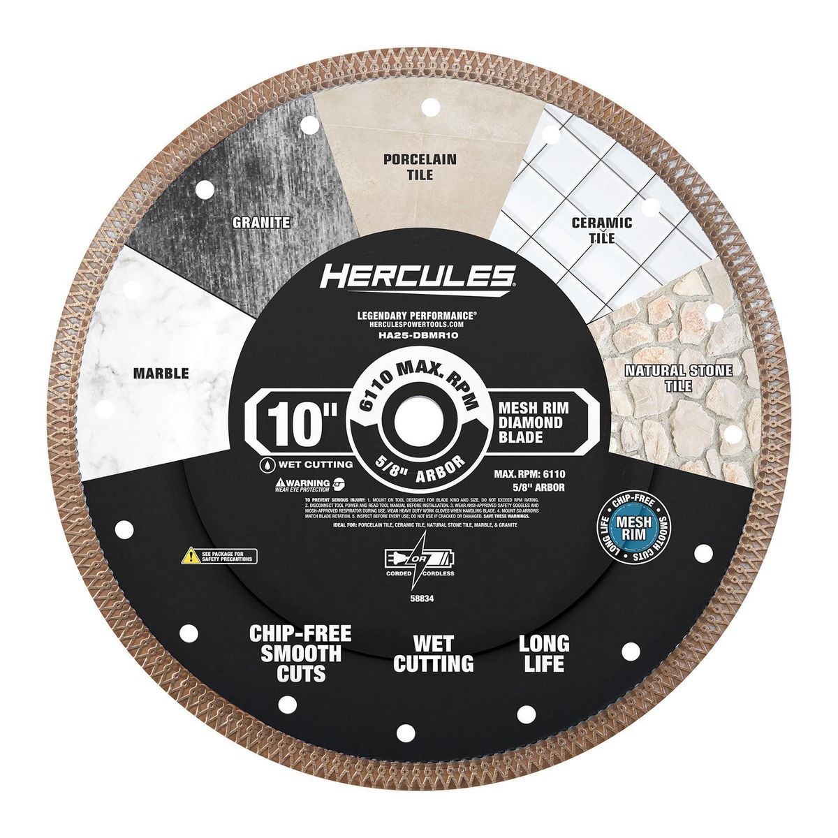 10 in. Continuous Rim Diamond Blade J992130