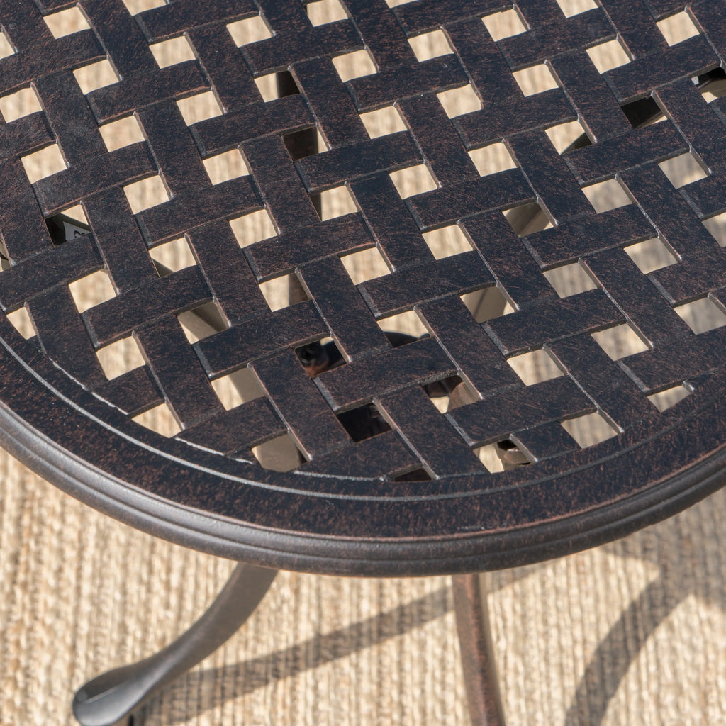 Cast Aluminum Side Table H13914